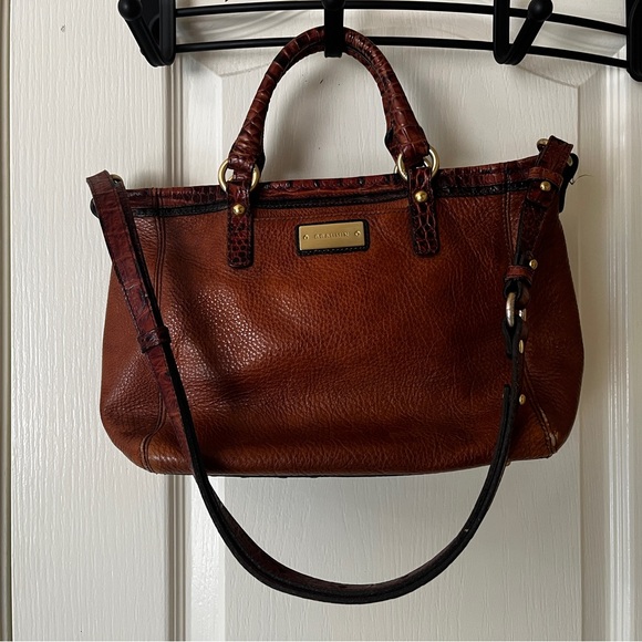 Brown Leather Brahmin Handbag